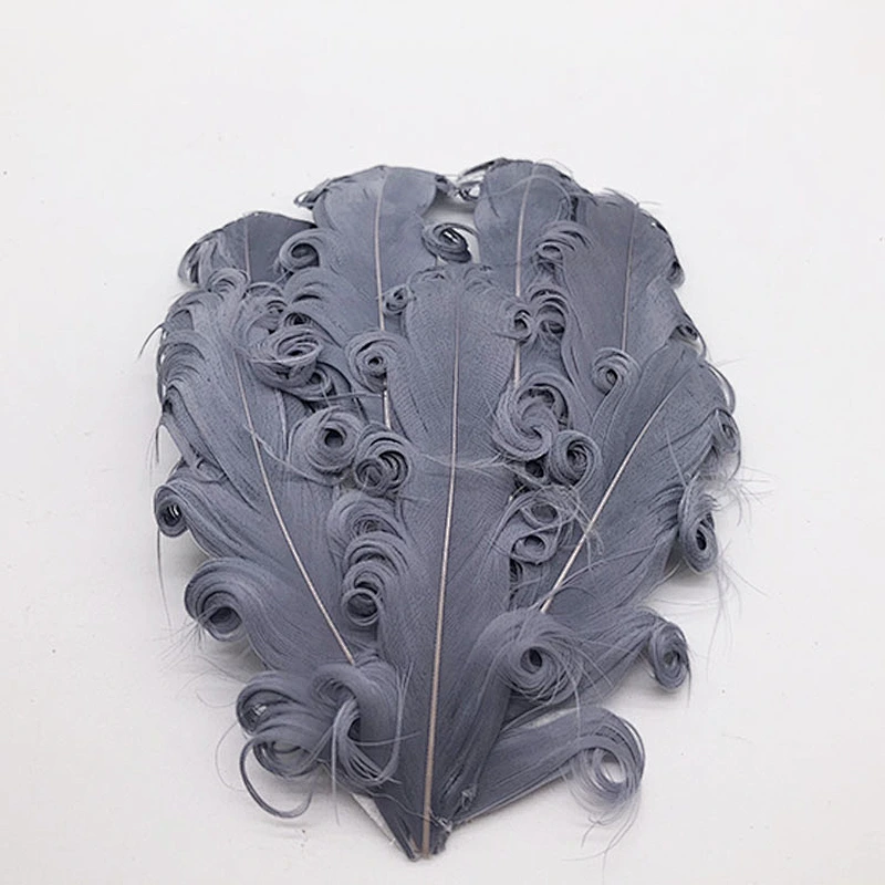 2019 hair accessories curly goose feather pads for  kids