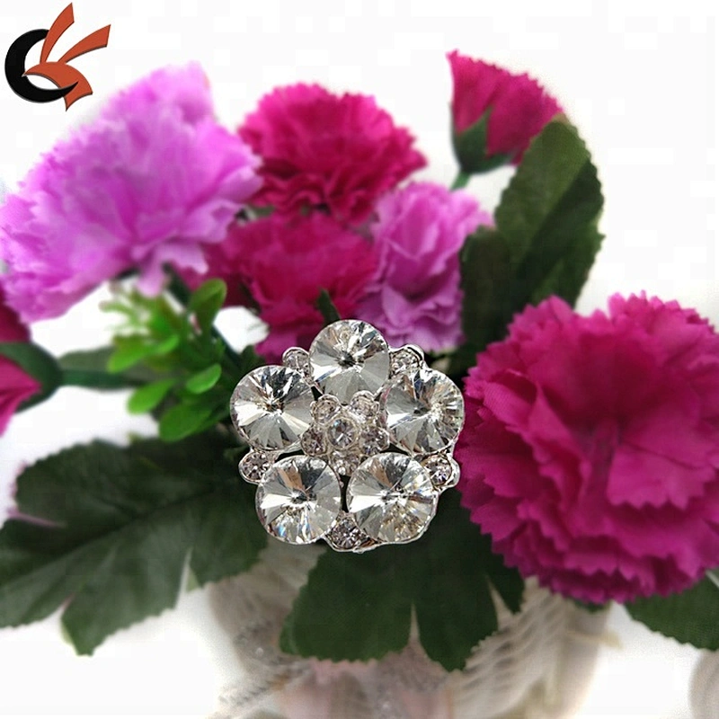 DIY bouquet Wedding Favor Pearl and Rhinestone Daisy flowers embellishments