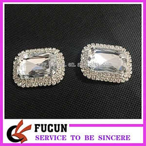 jewelry factory fashion cheap rhinestone sandal buckle shoe decorative crystal buckle
