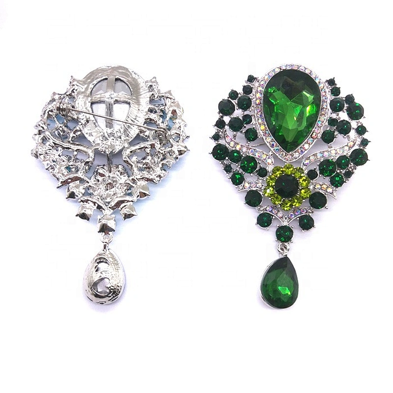 2019 Large Custom Carnival Dress Rhinestone Crystal Brooch Pin
