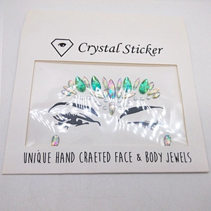 Festival party Temporary Tattoos adhesive face Jewels and body crystal stickers