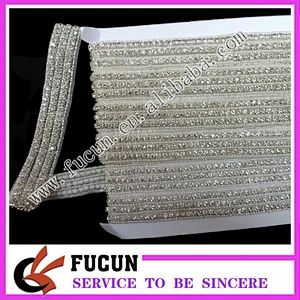bridal rhinestone applique crystal beaded applique wedding sash applique