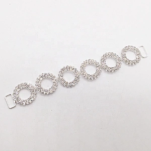 Crystal Bikini Round Circular Design Rhinestone Bikini Connector