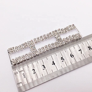 Hot Sale Silver Crystal Rhinestone Bikini Connectors For Swimming Wear Bikini Accessories