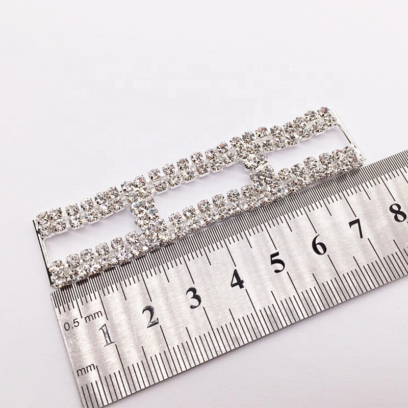 Hot Sale Silver Crystal Rhinestone Bikini Connectors For Swimming Wear Bikini Accessories