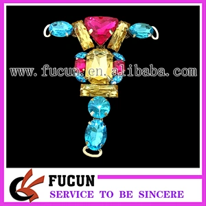wholesale acrylic shoe buckles shoe clips women sandal accessories Guangzhou factory metal shoe decorations
