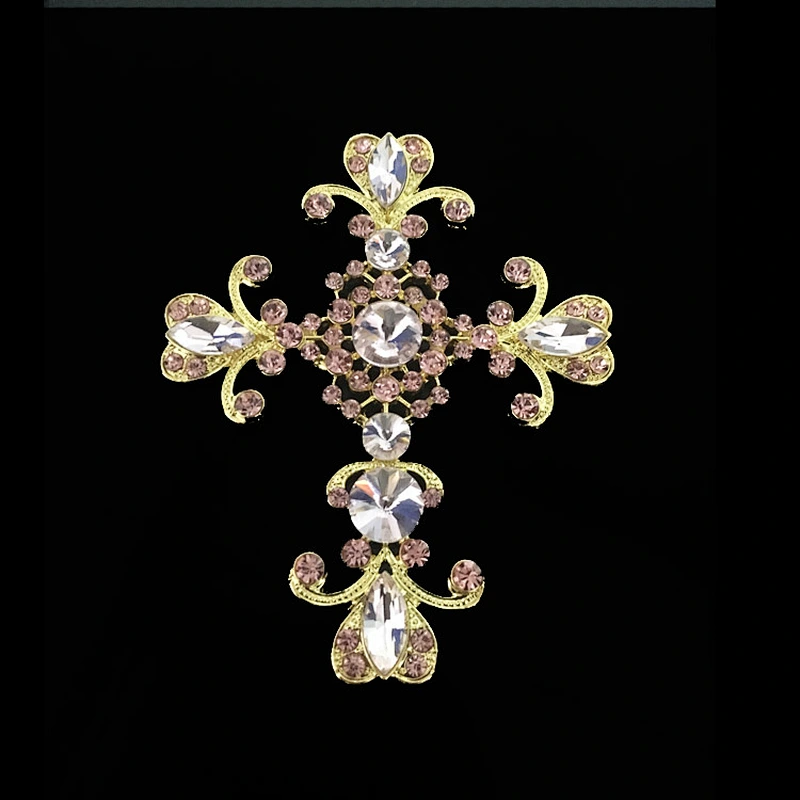 costume jewelry fashion crystal brooches for baptism in bulk