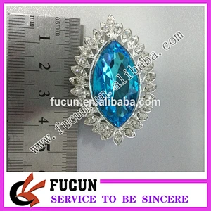 shiny beautiful factory price crystal women scarf buckle clip wholesale