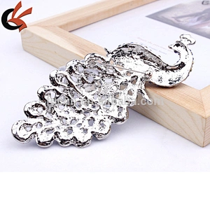 Wholesale rhinestone Large Peacock Brooch pin for Party