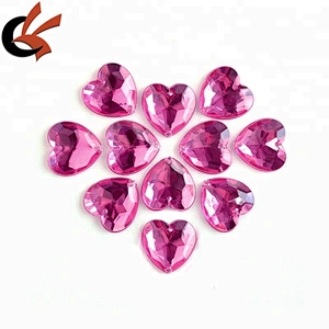 crystal heart shape rhinestone