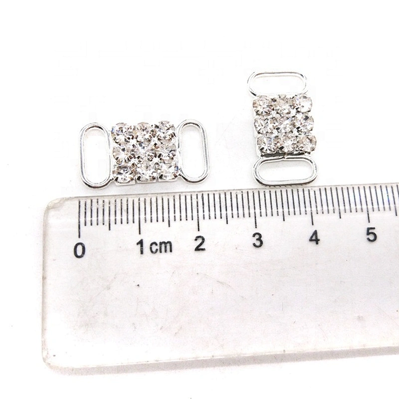 22mm Crystal Rhinestone Buckle connector bikini center connector