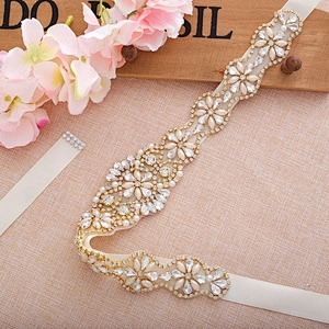 2019 top Sale Decorations Sew On Rhinestone Trimming /rhinestone Applique For Wedding Dress