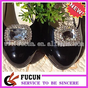 jewelry factory fashion cheap rhinestone sandal buckle shoe decorative crystal buckle