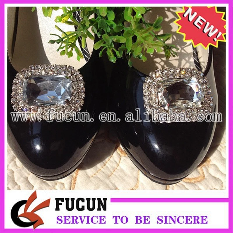 jewelry factory fashion cheap rhinestone sandal buckle shoe decorative crystal buckle