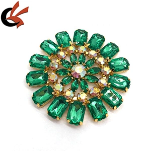 Carnival accessories green rhinestone appliques for dress