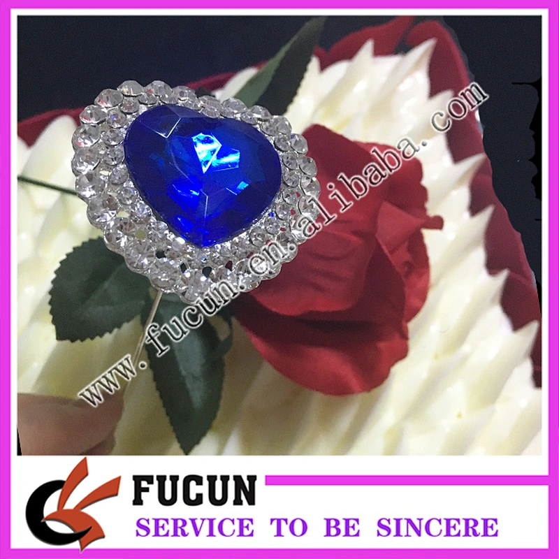 flower bouquet decoration rhinestone cake topper cake pick decoration pick for wedding party