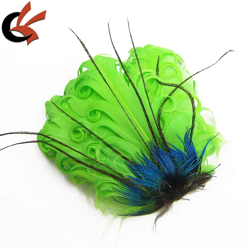 New various colors choose Peacock decorative Curly goose feather Pad