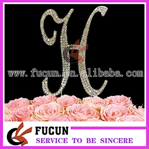 Hot Sale Frozen Wedding Favors Rhinestone Cake Toppers For Wedding Decoration