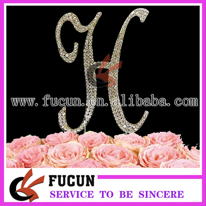 Hot Sale Frozen Wedding Favors Rhinestone Cake Toppers For Wedding Decoration