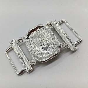 fashion Metal Accessories clear rhinestone bikini connector for Swimwear