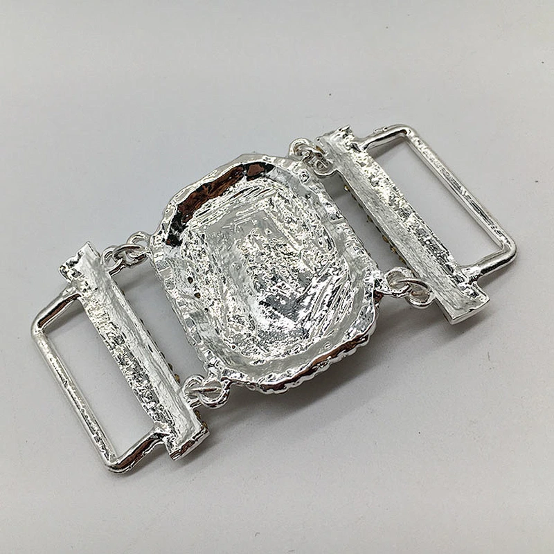 fashion Metal Accessories clear rhinestone bikini connector for Swimwear