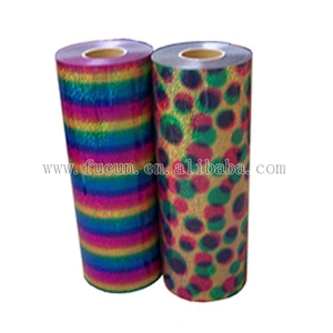 100Meters Rainbow Korea Quality Hologram Heat Transfer Vinyl Roll