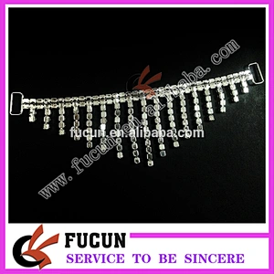 Crystal Rhinestone Bikini Connector For Swimming Decoration