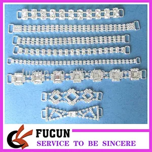 wholesale kids rhinestone bikini connector for girls