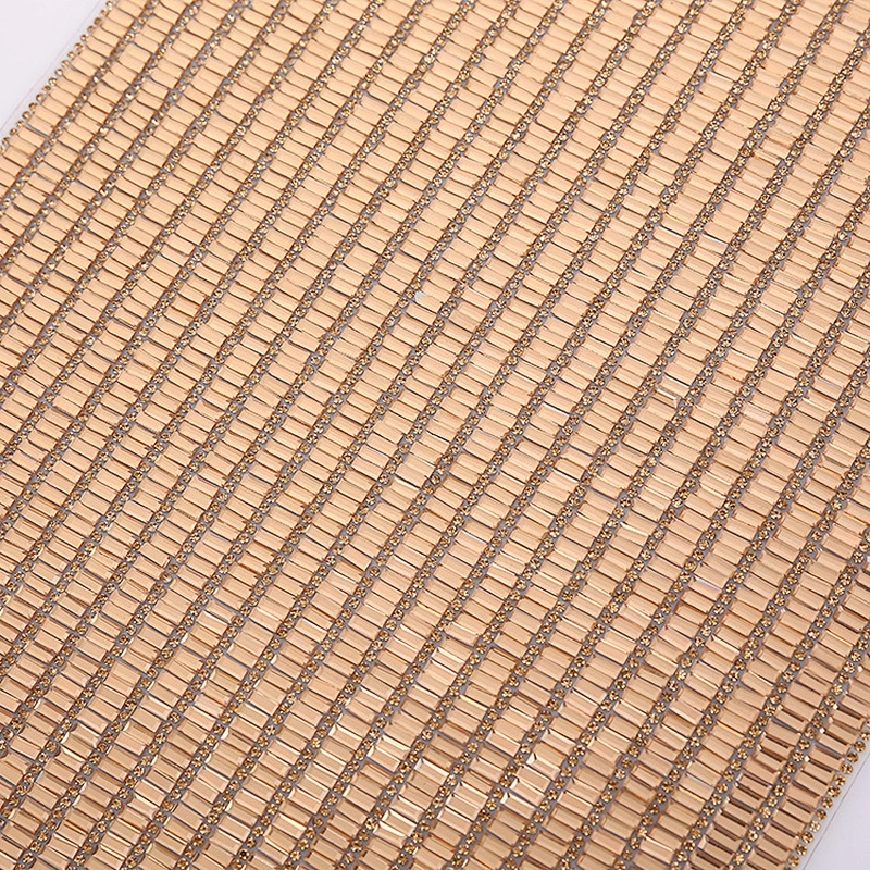 Custom 24*40cm hot fix rhinestone mesh 3*7mm rectangle flat back hotfix glass stone sheet
