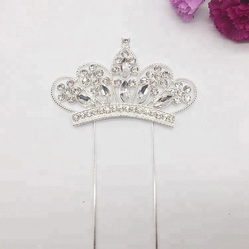Birthday Rhinestone Tiara Crown Cake Topper for fiesta party decorations