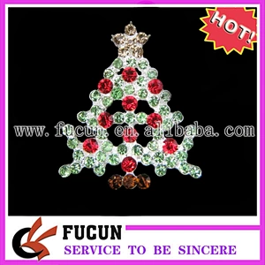 wholesale colorful rhinestone Santa Claus christmas ornaments/christmas decoration