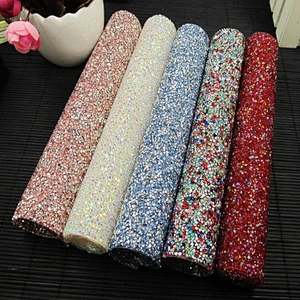 Wholesale hot fix rhinestone mesh rolls crystal stone adhesive strass rhinestone sheet for clothing bag shoes