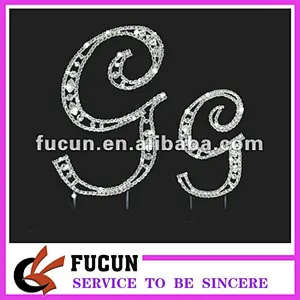 wedding favor acrylic cake topper letter for party decoration