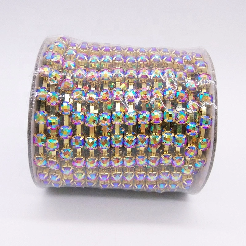 DIY sewing accessories craft fancy SS28 resin stone chain trimming