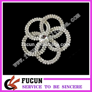 wholesale rhinestone channel brooch pin for wedding ornament
