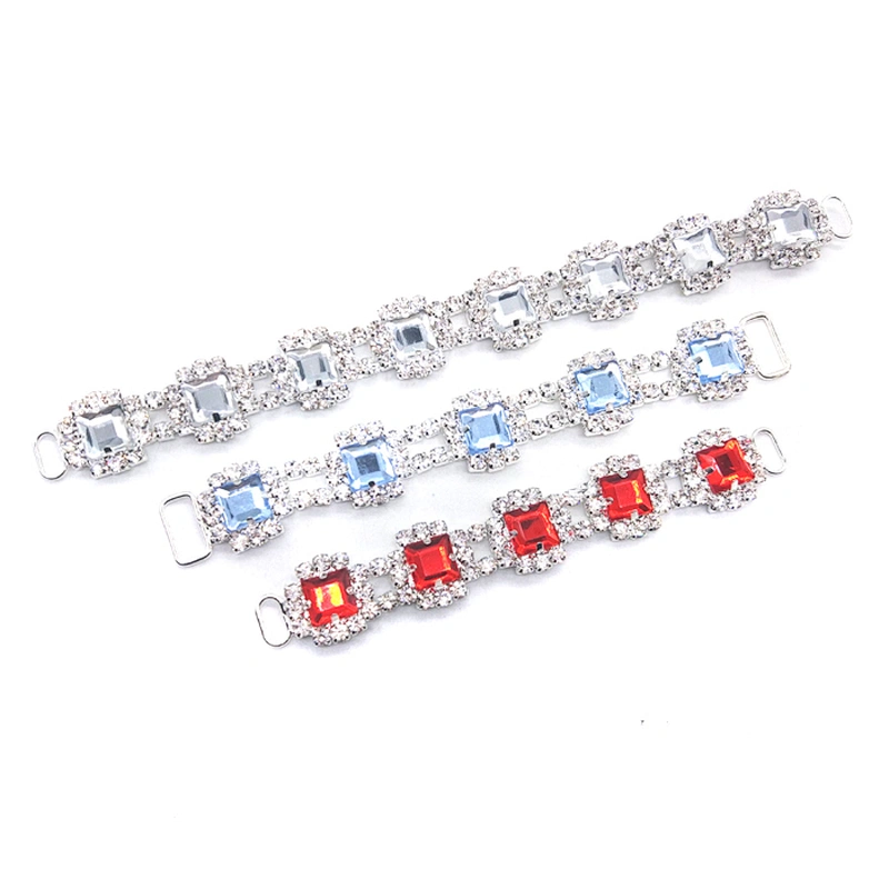 wholesale hot sale crystal rhinestone connectors bikini for fitness posing suits