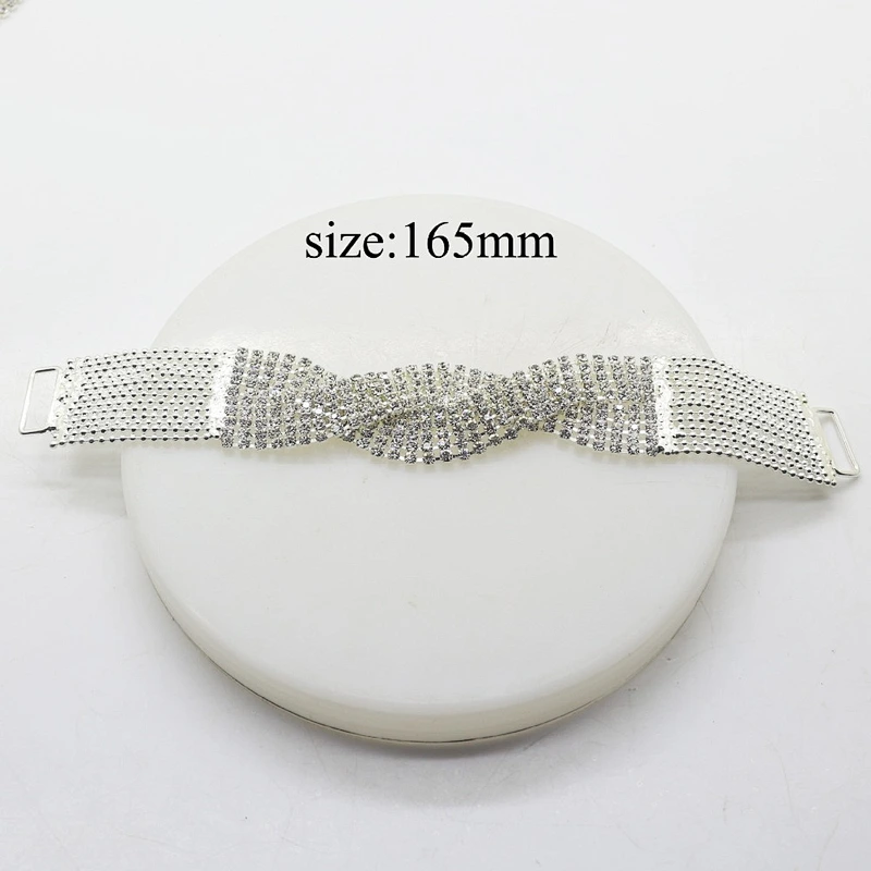 New style diamante crystal rhinestone bikini connector for swimwear