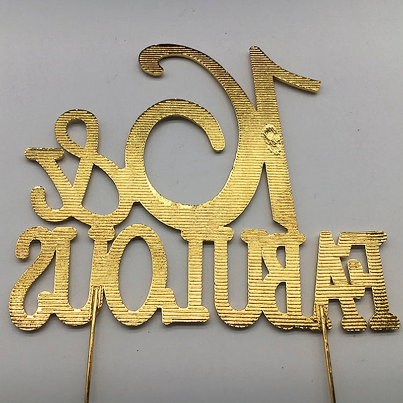 2020 new arrivals 16 fabulous rhinestone cake topper birthday