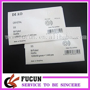 10 gross (1440 pcs) Crystal Clear Hot-Fix Glass Rhinestones ss20, 5mm Clear Hotfix Rhinestones