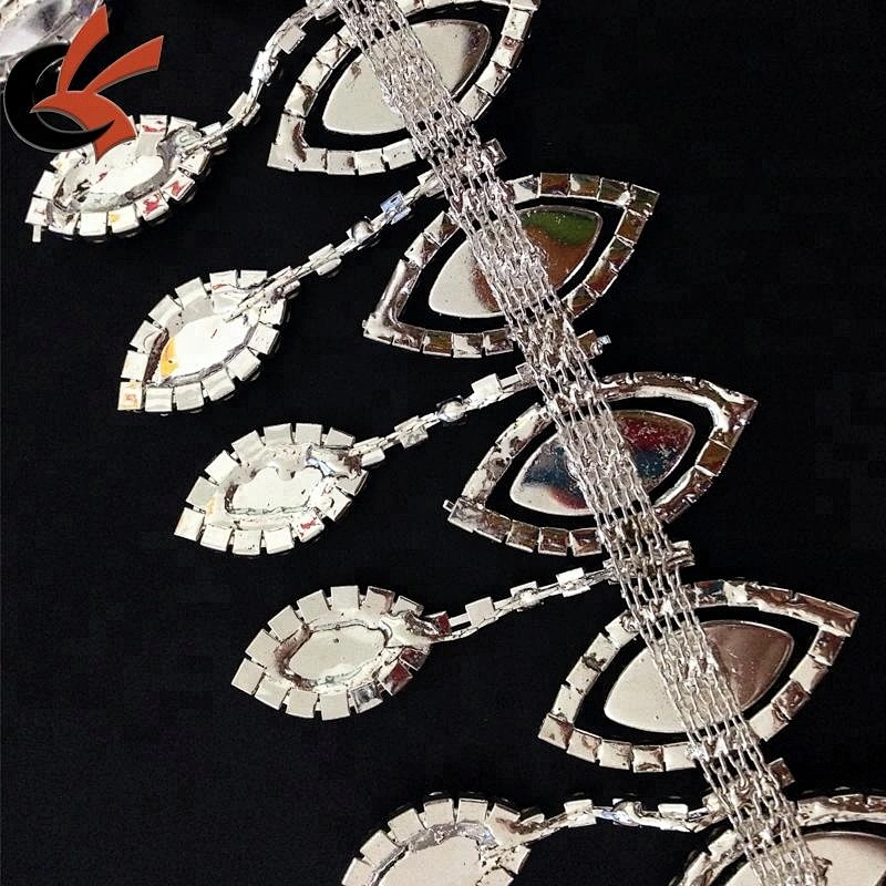 wedding decoration Pearl and Rhinestone Pendent chain trimming