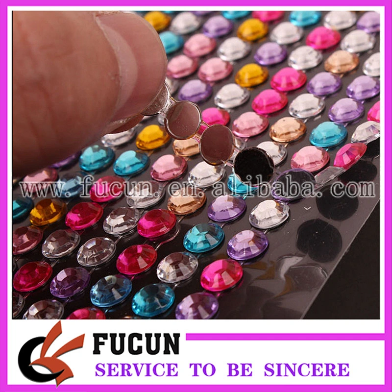 Self-Adhesive Acrylic Rhinestones Stick Crystal Craft Sticker