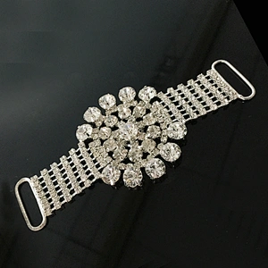 Top quality women bikini accessories rhinestone pave swimwear crystal bikini connector