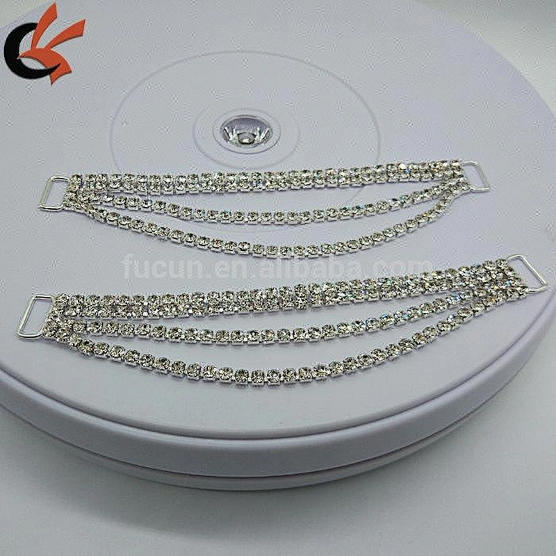 wholesale metal accessories crystal rhinestone bikini connectors