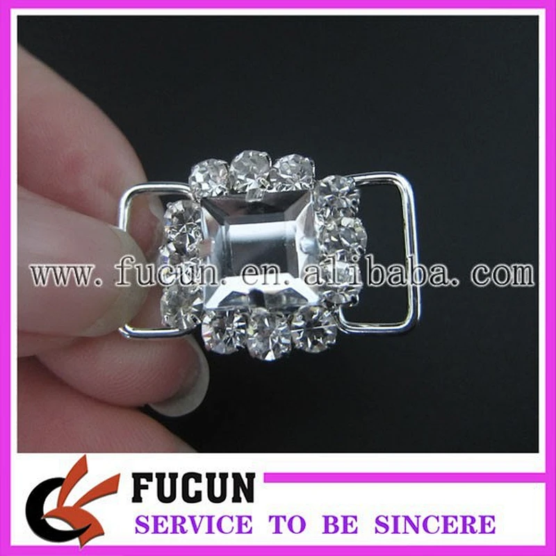 Hot sale micro rhinestone bikini connector for swimwear wholesale