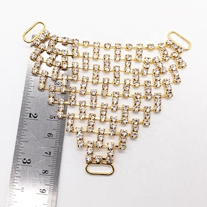 Rhinestone Net Style Crystal Mesh Jewelry Connectors for Bikini