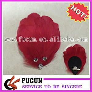 New lovely black feather pads for kids headbands baby hair bands accessories