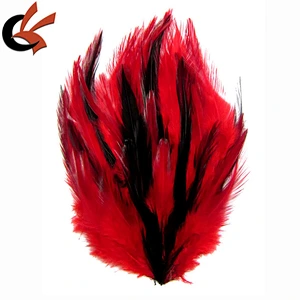 DIY Feather Headband Black & White Hackle Feather Pad