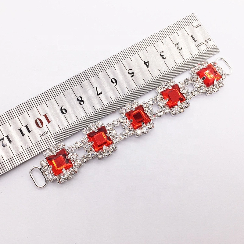 Various size and colours diamante women swimming suit rhinestone buckle bikini connector