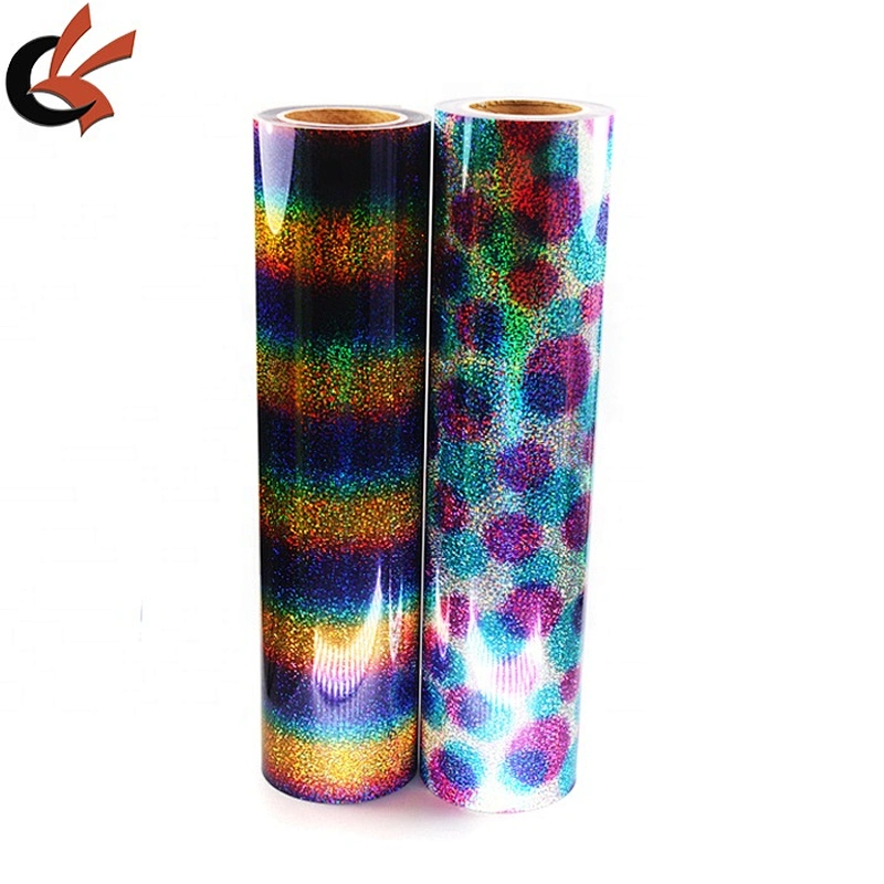 100Meters Rainbow Korea Quality Hologram Heat Transfer Vinyl Roll