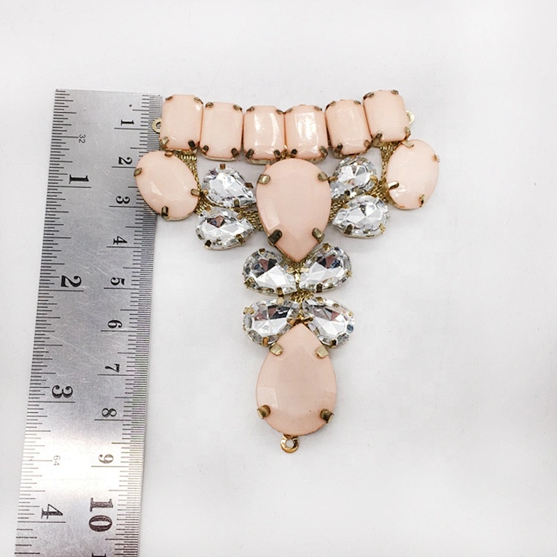 Wholesale fashion sandal jewelry metal acrylic rhinestone crystal shoe clip buckle